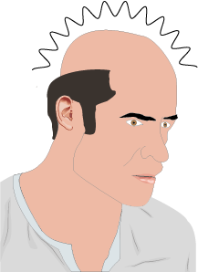 dominant bald man